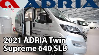 ADRIA Twin Supreme 640 SLB Camper Van 636 m [upl. by Koslo959]