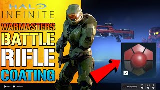 Halo infinite Warmasters Prize quotBATTLE RIFLEquot Coating How To Get It In Game Location amp Guide [upl. by Namyw72]