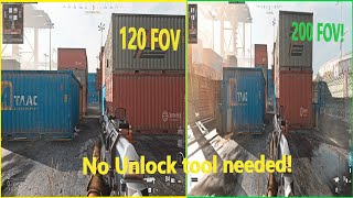 How to Increase your FOV beyond 120 Modern WarfareWarzone [upl. by Ehtyde]