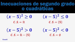 Inecuaciones de segundo grado o cuadráticas 3 [upl. by Saphra383]