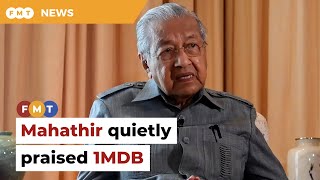 1MDB received ‘quiet praise’ from Dr M book claims [upl. by Esineg421]