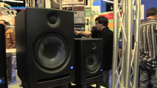 PreSonus Eris Studio Monitors Overview  Sweetwater at Winter NAMM 2013 [upl. by Litnahs]