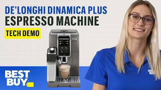 DeLonghi Dinamica Plus Espresso Machine  Tech Demo from Best Buy [upl. by Nylodam]