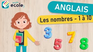 Anglais  Nombres de 1 à 10  Numbers [upl. by Thin401]