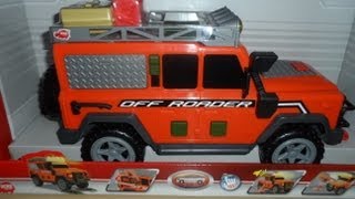 AMAZING OFF ROADER DICKIE TOYS LAND ROVER TOY WITH WORKING WINCH SOUND EFFECTS AND LIGHTS [upl. by Sopher]