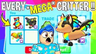 Trading EVERY MEGA NEON CRITTER PET In SOUTHEAST ASIA Egg In Adopt Me Roblox Adopt Me TRADES [upl. by Ressay]