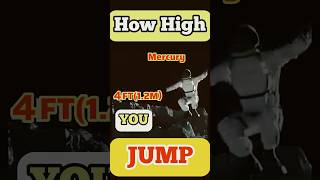 How high can you jump Exploring gravity on planets moons and dwarf planets [upl. by Nonah]