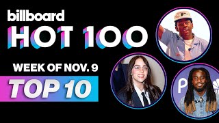 Billboard Hot 100 Top 10 Countdown For November 9 2024  Billboard News [upl. by Starr]