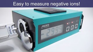 Highly Accurate Air Ion Counter intiPRO NTC101A  Actual ion measurement of a mobile ion generator [upl. by Notxarb]