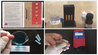 Different methods for Estimation of Haemoglobin  Sahlis  Colour Scale  Couper Sulphate Method [upl. by Mattias851]