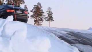 BMW X6M and X5M cold weather testing at Arjeplog Sweden [upl. by Aniv795]