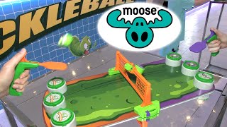 Pickleball Blast Tabletop Home Game by Moose Games 2024 Toy Insider event [upl. by Raila490]