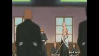 Ikkaku and Ichigo about to fight Kenpachi interrupts Dubbed in English [upl. by Bik]