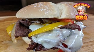 ZGrill Pellet Grill  Top Sirloin Beef Steak Sandwich [upl. by Mccreary]