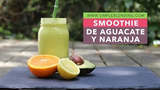 BATIDO CREMOSO CON NARANJA  Receta de smoothie para el desayuno  Smoothie fácil y rico [upl. by Assenaj633]