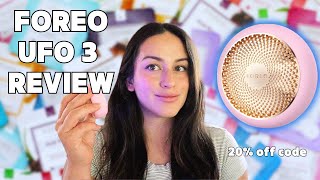 FOREO UFO 3 REVIEW [upl. by Beutner289]