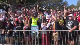 Gasparilla parade of pirates draws thousands of people to Tampa on Saturday [upl. by Enrica]