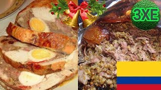 5 comidas NAVIDEÑAS representativas de COLOMBIATriple Eco [upl. by Elatsyrc]