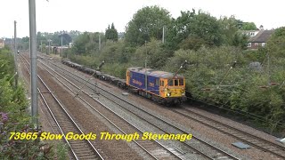 73965 Hauling the 4O65 Peterboro Maint Shed Gbrf to Tonbridge West Yard Gbrf [upl. by Cawley222]