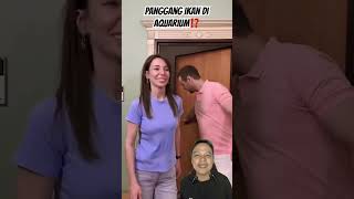 PANGGANG IKAN DIAQUARIUM⁉️ comedy family funny prank challenge music beats chill artist [upl. by Arba]