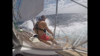 ep3  Sailing Grenada  HallbergRassy 54 Cloudy Bay  Feb 2018 [upl. by Ydnes]