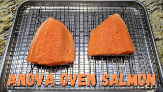 SALMON in the Anova Precision Oven  EASY amp HEALTHY [upl. by Ajnat]