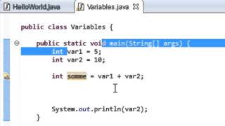 PROGRAMMER EN JAVA Débutant  7  Opérations arithmétiques sur les variables [upl. by Christye]