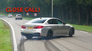 Cars Leaving a Carmeet  BEST OF FAILS WINS CRAZY MOMENTS KARENS CLOSE CALLS POLICE amp MORE [upl. by Ailuig559]