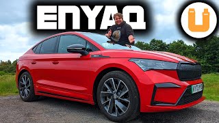 New 2024 Skoda Enyaq 85x Review  Better Than An IONIQ 5 [upl. by Pritchard]