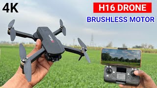 H16 Brushless Motor DroneBest Foldable WiFi HD Camera Drone [upl. by Carma445]