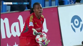 Chiamaka Nnadozie clean sheet vs Real Madrid [upl. by Bobbette41]