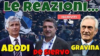 Caso Ultras Le reazioni delle istituzioni Abodi minSport De Siervo serie A e Gravina FIGC [upl. by Neelloc]