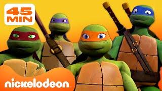 TMNT Las Tortugas Ninja  ¡50 minutos seguidos de las Tortugas Ninjas 💥  Nickelodeon en Español [upl. by Fonz]