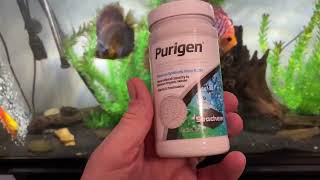 Seachem Purigen Organic Filtration Resin Fresh and Saltwater 250ml Review [upl. by Anawed]