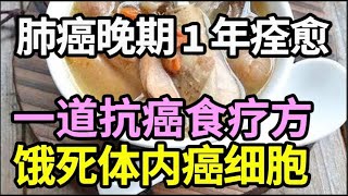 肺癌晚期被判活不过2个月，如今癌症痊愈多活30年，教你一道抗癌食疗方，饿死体内癌细胞，从癌晚期到痊愈只需一年！【家庭大医生】 [upl. by Ennovihc104]