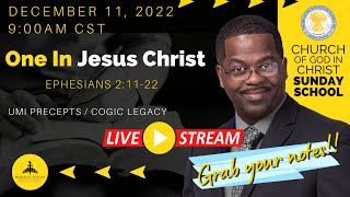 One In Jesus Christ  LIVE  Sunday School Session Ephesians 21122 [upl. by Oigroeg750]