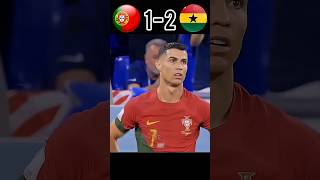 Portugal vs Ghana World Cup Final Ronaldo Hattrick 🔥 youtube football shorts [upl. by Atsocal]