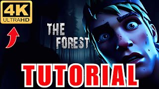 THE FOREST HORROR Fortnite Map Full Guide All Switches amp Keycards Locations [upl. by Llerol679]