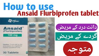 Ansaid tablet uses in Urduansaid tablet for tooth painAnsaid FlurbiprofenAnsaid tabletHow to [upl. by Auhsuj]