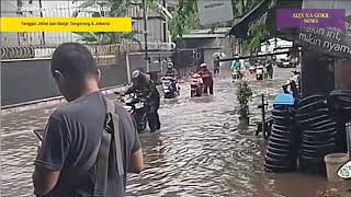 TANGGUL TANGERANG JEBOL BARU SAJA BANJIR DAHSYAT KOTA TANGSEL HARI INI 23112024BANJIR TANGSEL [upl. by Olaznog570]