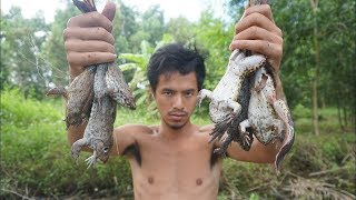 Documentaire sur la chasse 1  Chassez des grenouilles sauvages et cuisinez dans la jungle [upl. by Filberte]