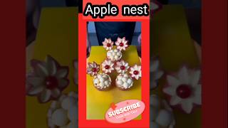 Apple nest  Art In Fruit amp Vegetable Carving shorts viral shortsfeed trending viral [upl. by Culbertson]