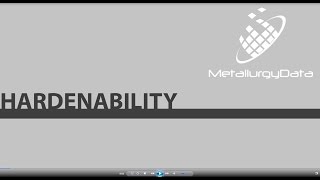 Hardenability – Steel – Snippet from ‘Steel Metallurgy’ [upl. by Sherris]