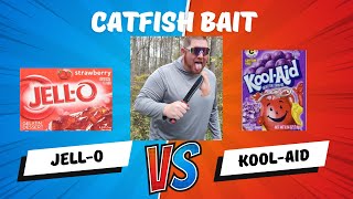 Using Chicken as Catfish Bait JellO vs KoolAid BATTLE ROYALE thefishlessfishermen [upl. by Atenahs]