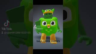 girls roblox avatars vs boys roblox avatars [upl. by Seyler43]