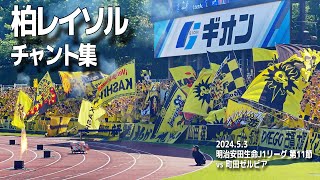 柏レイソル チャント集  202453 明治安田生命J1リーグ 第11節 vs 町田ゼルビア 町田GIONスタジアム [upl. by Erminna]