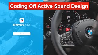 Bimmercode Active Sound Design Coded Off  2021 BMW G80 M3 [upl. by Dwan]