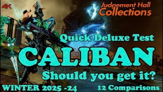 Caliban Deluxe test Winter 2025 24 Fashion frame Warframe [upl. by Hally88]