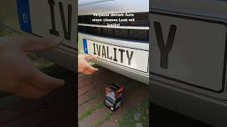 Magnetische Kennzeichenhalter von Ivality car automobile tunnig ivality carlover [upl. by Llerdnam]