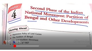 ICSE class 10 history chapter 4 Second phase of Indian National Movement partition of Bengal and oth [upl. by Eceinahs]